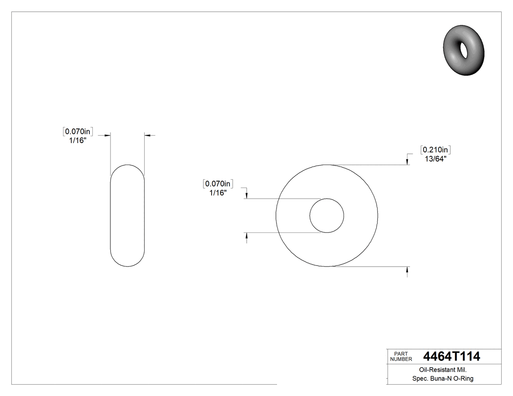 Technical drawing - 4464T114